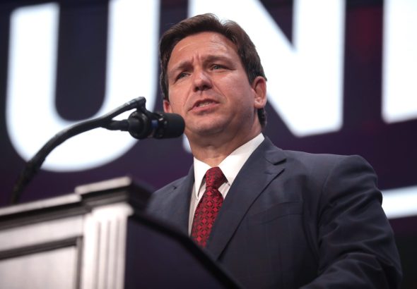 El gobernador de Florida, Ron DeSantis