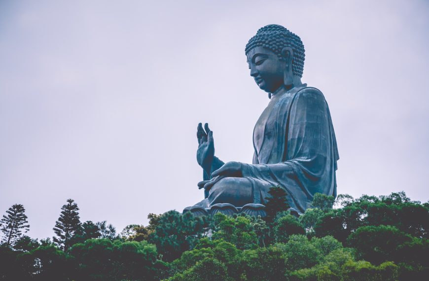 Buda gigante en Hong Kong, isla de Lantau.